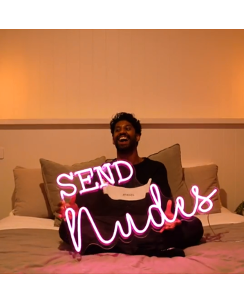 SEND nudes neon sign