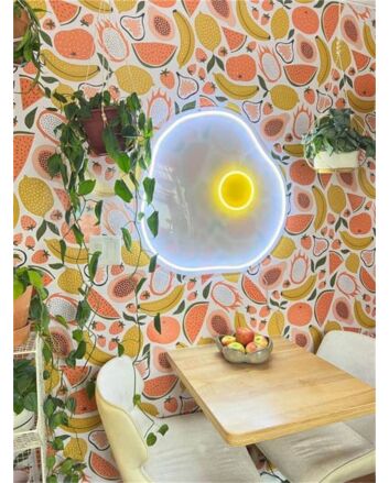 Egg LED Neon Sign: Perfect for Brightening Up Your Kitchen, Breakfast Nook, or Themed Diner Area