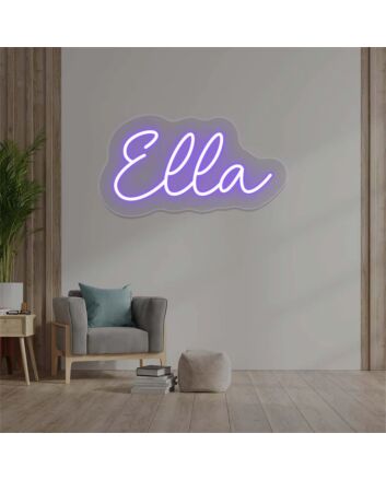 Brighten up your wedding and bar ambiance with the Ella Name LED Neon Sign.