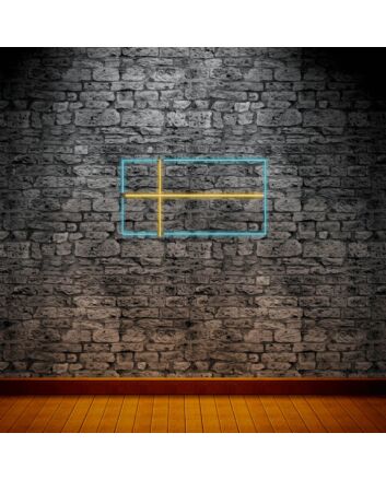 Brighten up your home, office, or Swedish-themed celebration with the Flag Of Sweden LED Neon Sign.