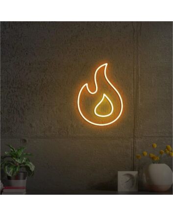 Bring vibrant vibes to your bar, cafe, or gaming room with Flame LED Neon Sign Radikal LED Neon.
