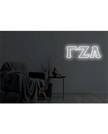 Brighten Up Your Bar, Office, or Wedding Ambiance with the Gamma Zeta Alpha LED Neon Sign.