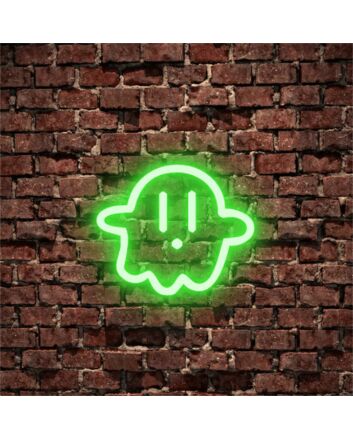 Brighten Up Your Space: Perfect for Home Decor, Office Ambiance, and Halloween Parties with Ghost LED Neon Sign.