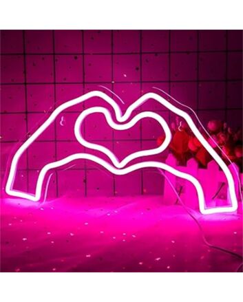 Brighten Your Special Moments: From Weddings to Cozy Nights with Hand To Heart LED Neon Light
