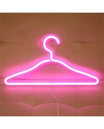 Elevate your wedding, office, and store ambiance with the Hanger LED Neon Sign.