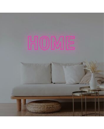 Elevate Your Home, Office, or Party Ambiance with the Versatile Home Outline LED Neon Sign