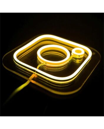 Brighten Up Your Space: Ins Symbol LED Neon Sign for Home Decor, Office Vibes, Bar Ambiance, and Wedding Celebrations.