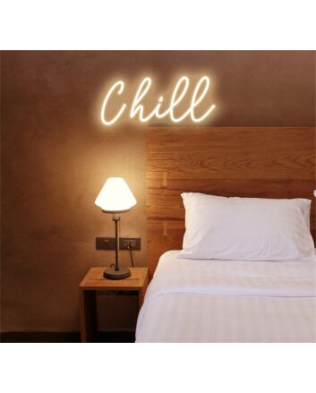 Brighten Up Your Home, Office, or Bar Ambiance with the Versatile LED Chill Neon Sign.