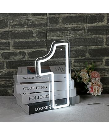 Celebrate milestones and brighten up celebrations anywhere from homes to parties with the LED Neon Birthday Number 1 LED Neon Sign.