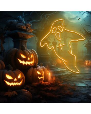 Halloween Ghost Neon Sign,LED Ghost Neon Sign