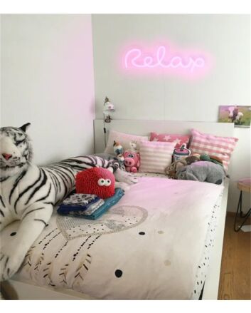 Brighten Up Your Space: Perfect for Home Ambiance, Offices, and Special Events with LED Relax LED Neon Light.
