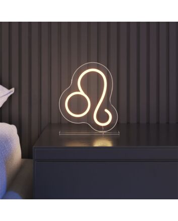 Brighten Up Your Space: Leo LED Neon Sign for Home, Office, Bar, and Event Decorations