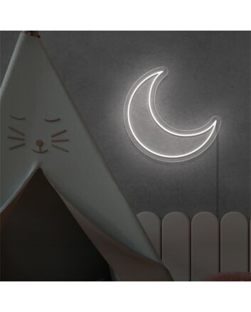 Revamp your space with a celestial touch for home decor, bars, and weddings - Moon LED Neon Sign Sketch and Etch Us.