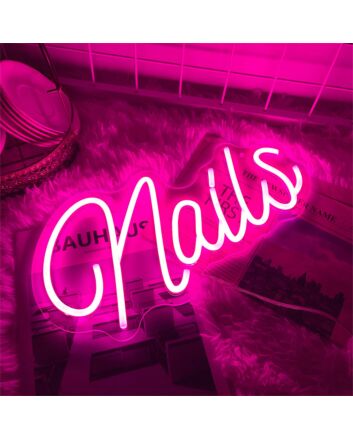 Elevate Your Nail Salon Studio, Home or Event Ambiance with a Custom LED Neon Sign