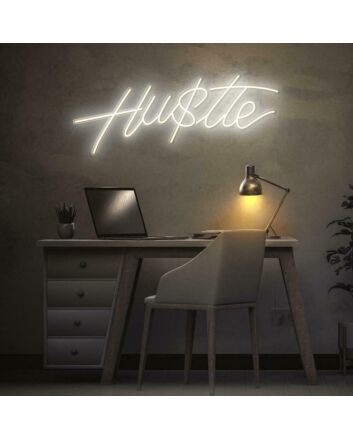 Hu$tle Neon Sign
