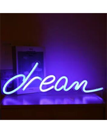 Add a Touch of Radiance to Your Bar, Wedding, or Home Office with Orren Ellis Jaxdon Dream 61 LED Neon Sign Wayfair.
