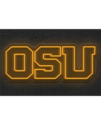 Brighten Up Your Game Room, Bar, or Dorm with the Osu Logo LED Neon Sign.