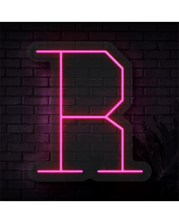 Brighten Up Your Space: Personalized Initial Letter R LED Neon Sign for Home, Office, Weddings & Parties.