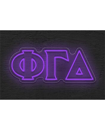 Brighten Your Fraternity House, Party, and Event Spaces with Phi Gamma Delta LED Neon Sign.