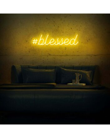 #Blessed Neon Sign