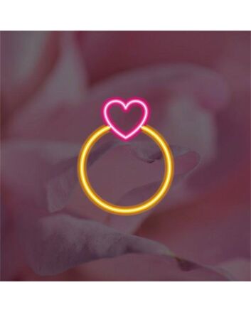 Enhance Your Home, Office, or Bar Ambiance with the Versatile Ring LED Neon Sign.