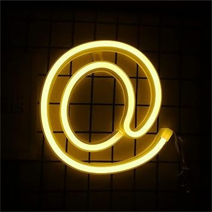 Bring vibrant flair to your home, bar, or party ambience with the Shape LED Neon Symbol At LED Neon Sign.