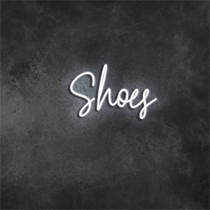 Brighten Your Space: Wall Decor Shoes LED Sign for Home, Office, Bar, and Store Ambiance Enhancement