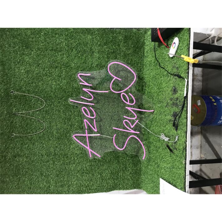 Brighten Your Special Moments: Azelyn Skye With Heart LED Neon Sign for Weddings, Anniversaries, and Romantic Evenings