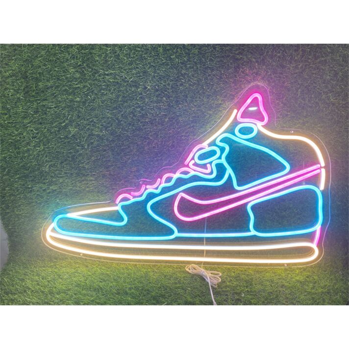 Brighten Up Your Bar, Storefront, or Party Ambiance with the LED Cool Shoes Neon Sign.