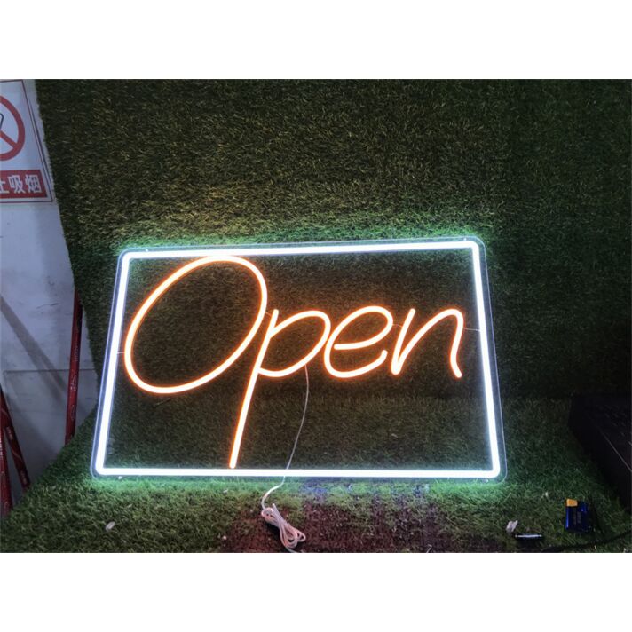 Elevate your business ambiance or home entertainment spaces with the versatile Open LED Sign Light For Business Wall Decor Neon Sign, perfect for bars, cafes, and festive celebrations.