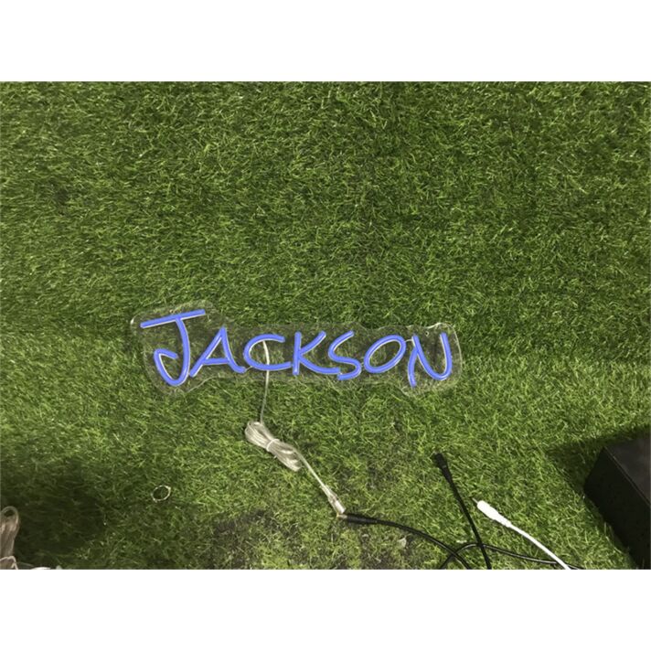 Light Up Your Moments: Personalize Custom Jackson LED Neon Sign for Weddings, Bars, and Home Décor.