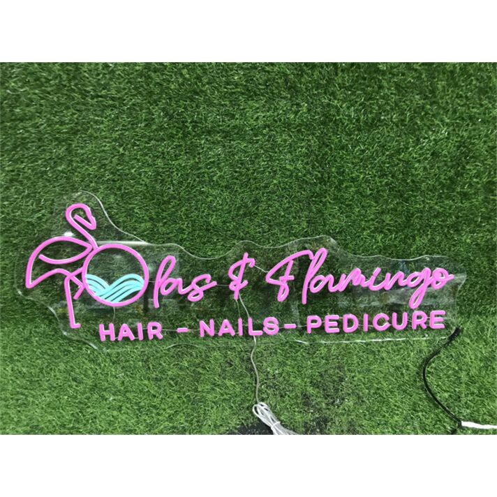 Brighten Your Salon, Spa, or Home with the Glamorous Salon Hari Nails Pedicure Custom LED Neon Sign