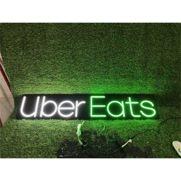 Upgrade your home, bar, or restaurant ambiance with the versatile Uber Eats Black Board LED Neon Sign.