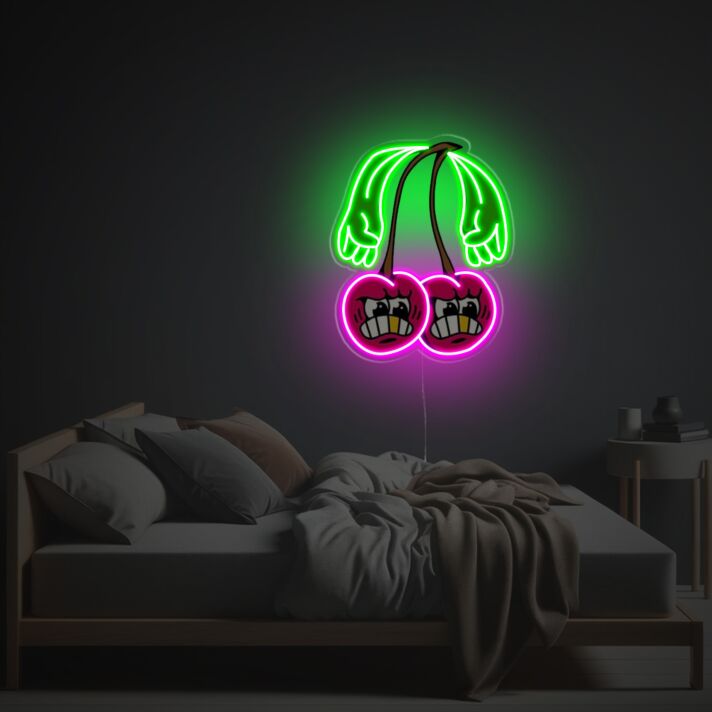 Brighten Up Your Space: Mad Chreeies LED Neon Acrylic Artwork, Ideal for Bar Ambiance, Office Creativity, and Home Decor Delights.
