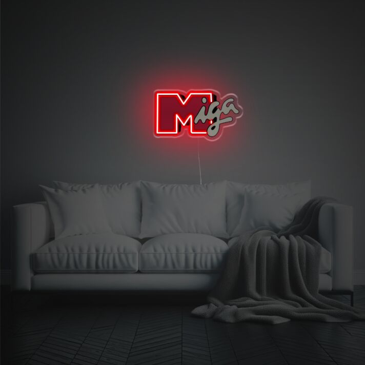 Brighten Your Space: Miga LED Neon Acrylic Artwork for Vibrant Home Decor, Trendy Offices, and Lively Wedding Celebrations