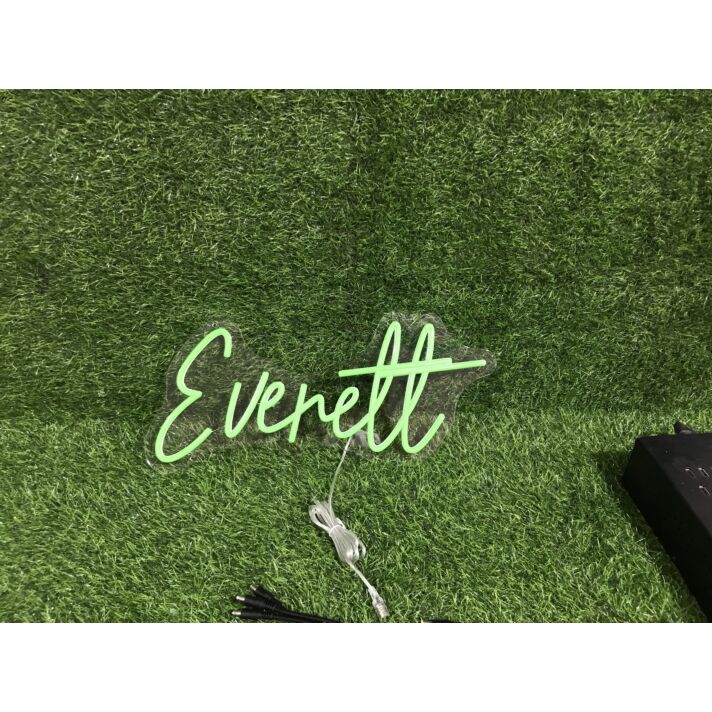 Brighten Your Office, Store, or Bar Ambiance with Everett Green LED Neon Sign