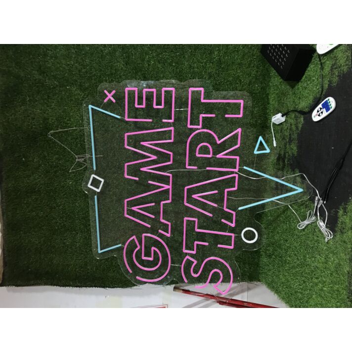 Level Up Your Gaming Room, Office, or Bar Ambiance with the Game Start LED Neon Sign