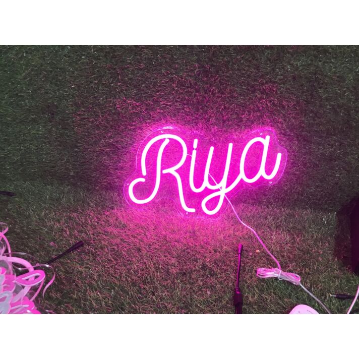 Brighten Your Special Moments at Weddings, Parties, and Home with Riya Pink LED Neon Sign.