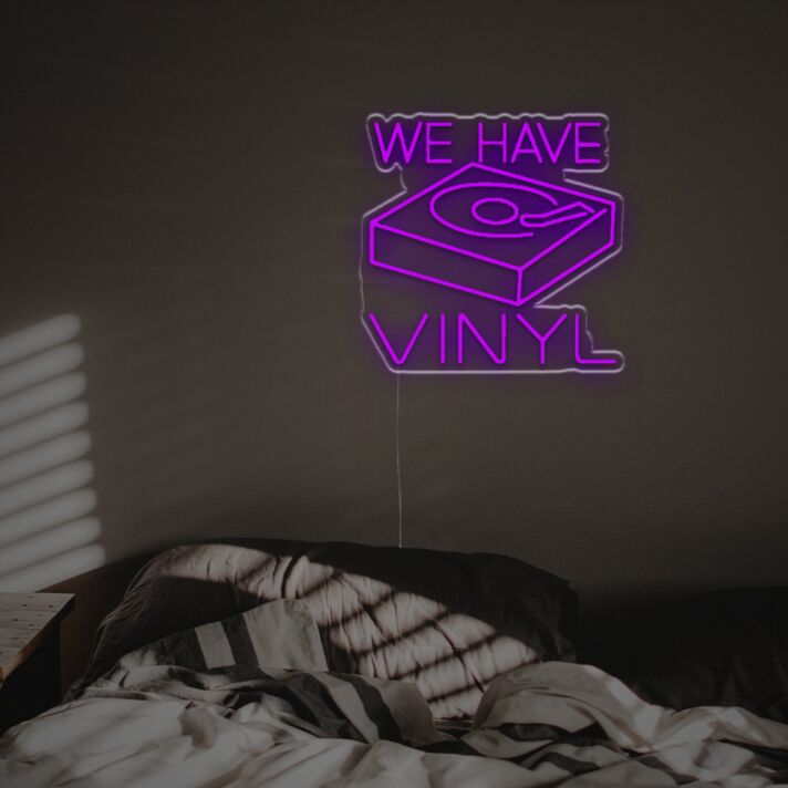 Brighten Up Your Space: We Have Vinyl LED Neon Sign for Home, Office, and Store Ambiance.