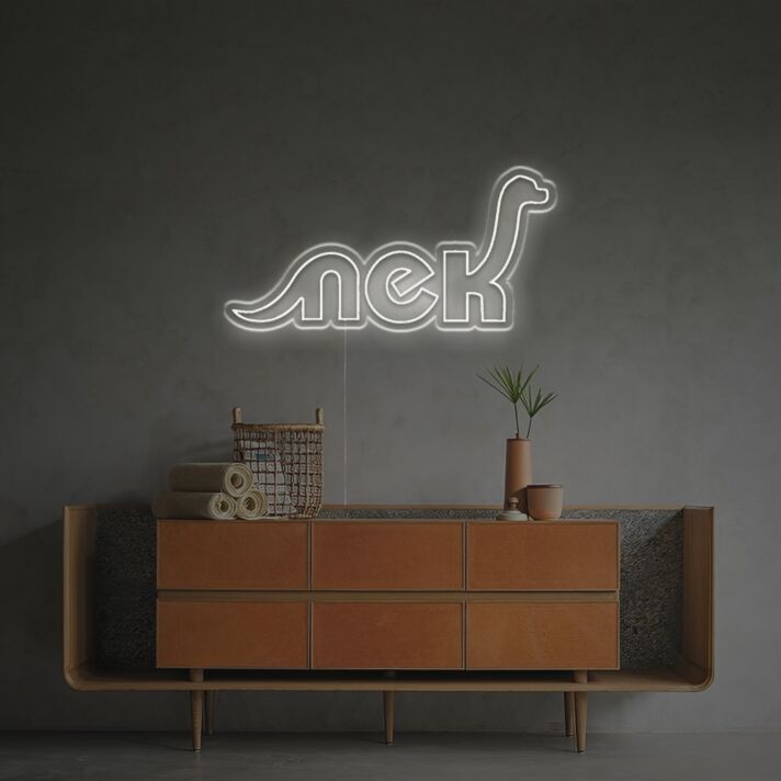 Brighten Your Space: Nek Dinosaur LED Neon Sign for Home, Office, Bars and Fun-Filled Parties