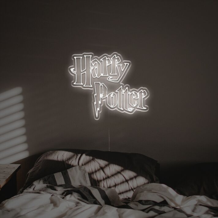 Brighten Your Magical Gatherings and Bedrooms with the Enchanting Harry Potter LED Neon Sign.