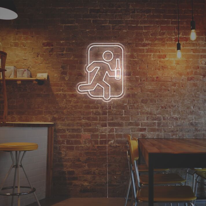 Brighten Your Bar, Home, and Celebratory Events with the Run To Drink Sign LED Neon Sign