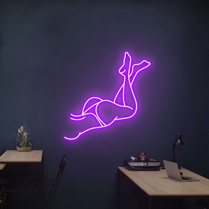 Add a Sultry Glow to Your Boudoir or Create the Perfect Ambiance for Parties with the Woman Neon Sign Lady Neon Sign Woman Body Neon Sign Neon Sign Bedroom.