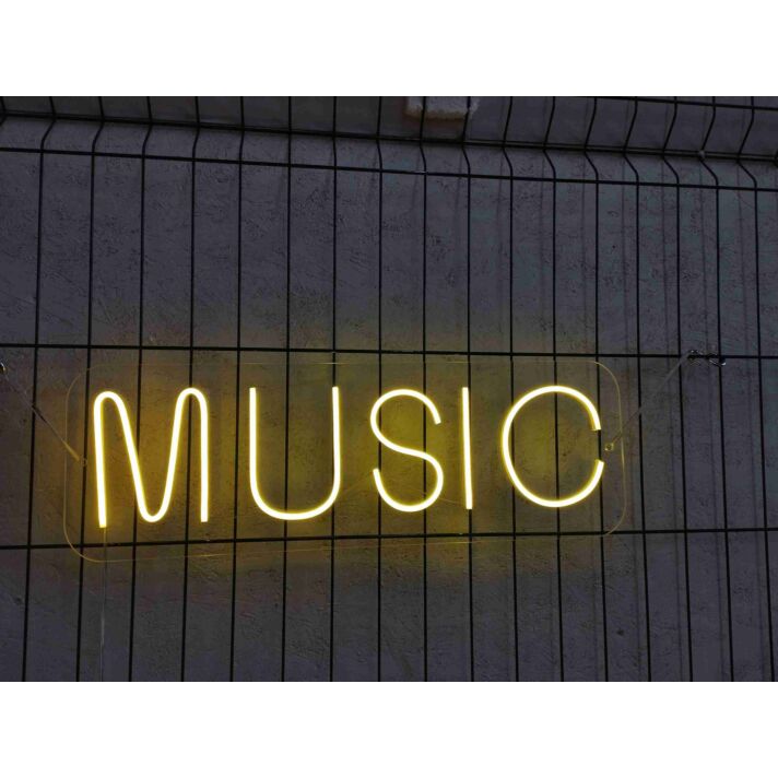 Jazz up Your Home, Bar, or Music Venue with the Vibrant Music Neon Sign LED Wall Light – Perfect for Creating a Live Music Ambiance.