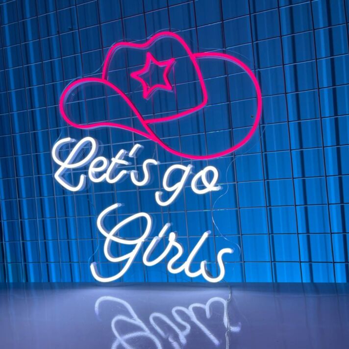 Lets Go Girls Lets Party Led Light Christmas Decor Led Neon Sign
