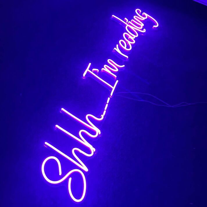 Shhh Im Reading Led Neon Sign