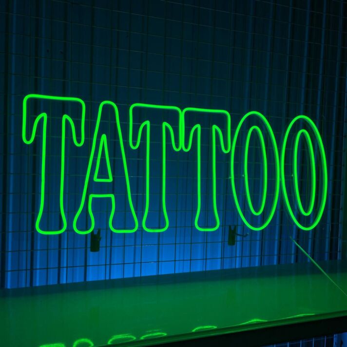 Tattoo Studio Led Neon Sign Tattoo Open Welcome Decor Led Sign