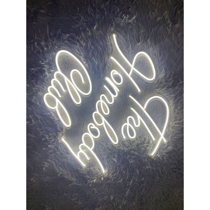 The Homebody Club Quote Pub Bar Hanging Led Neon Sign