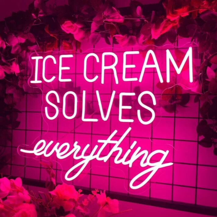 Ice Cream Neon Sign Add A Deliciously Cool Touch To Your Space