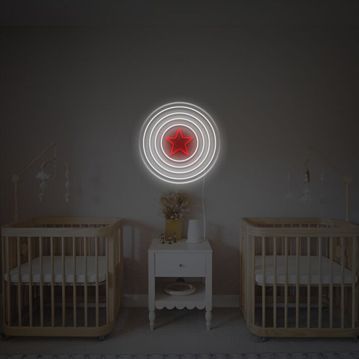 Captain Of Amercian Shield LED Neon Sign